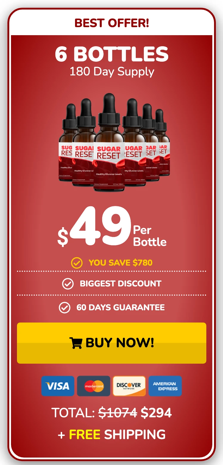 Sugar Reset 6 bottles